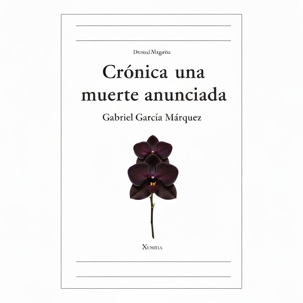 Portada de Crónica de una muerte anunciada
